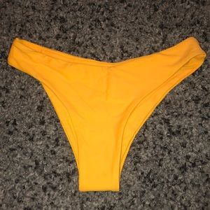 Neon/mustard colored yellow bottoms